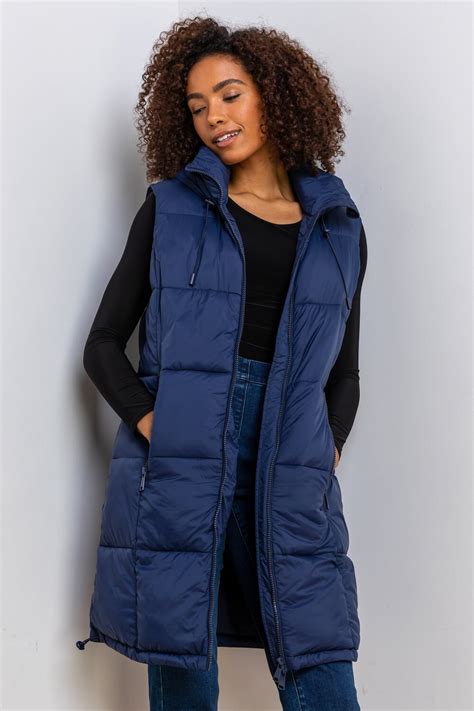 long length gilet women's uk.